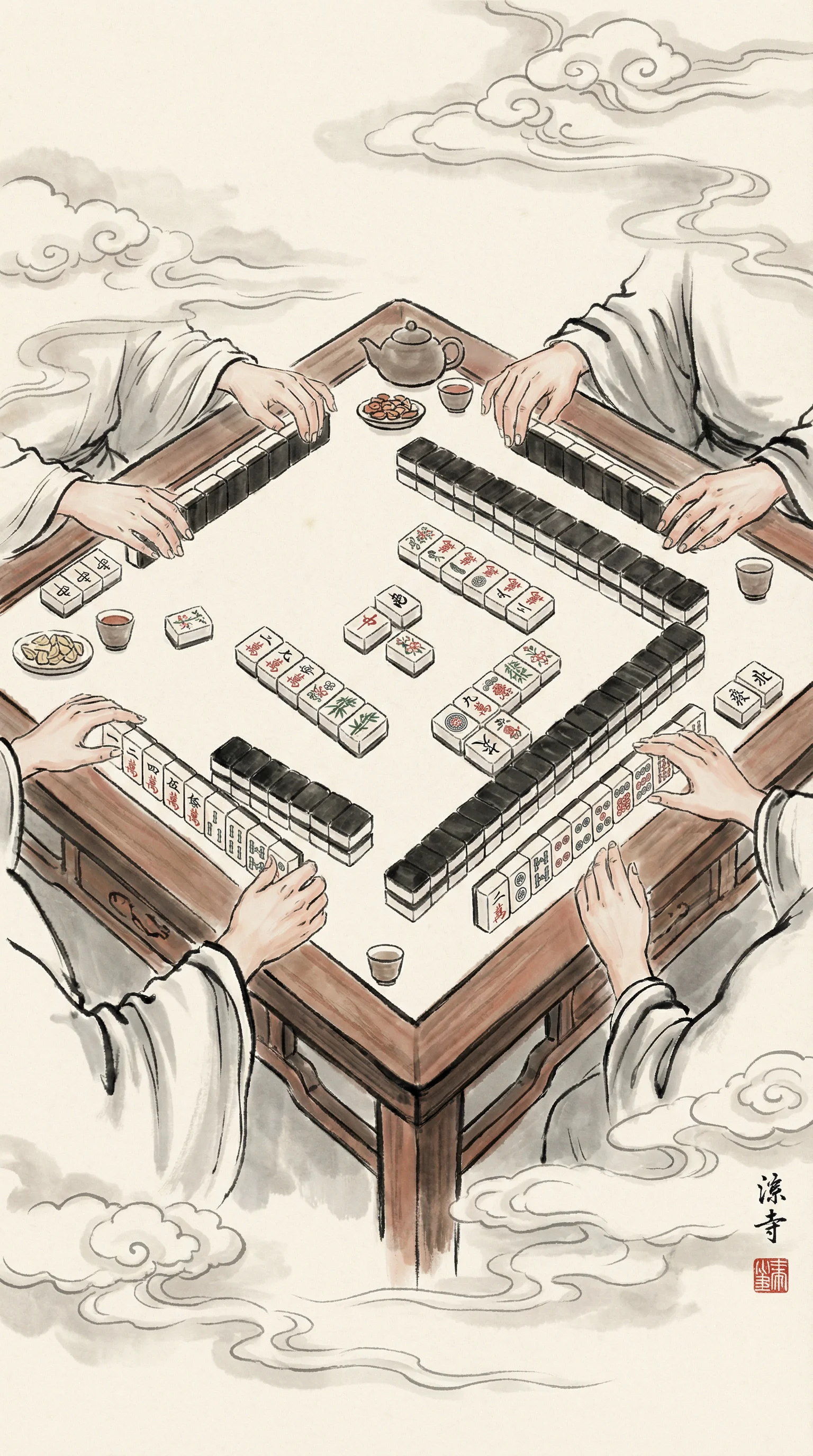 ag捕鱼经典版水墨风格游戏界面